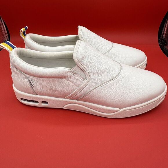 AXION Pallas O.G. White Leather Mens Slip-On Limited Edition Shoes Size 12 main image 6